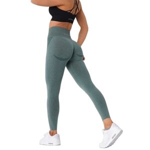 NVGTN Contour Seamless Leggings Women's Large Forest Green